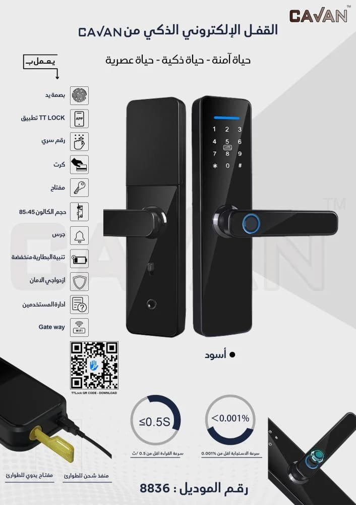 قفل ذكي SL-023 للأبواب - 4