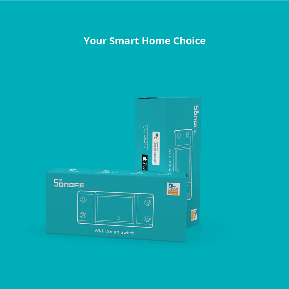 مفتاح ذكي Sonoff RFR2 – واي فاي مع التحكم عبر التردد الراديوي. 10A - 2