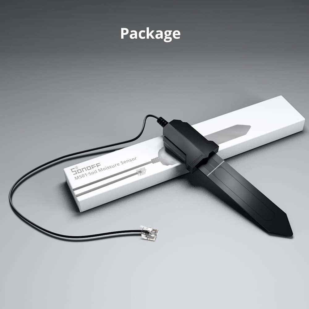 حساس رطوبة التربة سونوف MS01 - بمنفذ RJ9 4P4C للري الذكي - 3