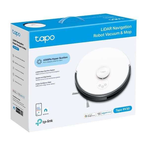 Tapo RV30 | LiDAR Navigation Robot Vacuum & Mop - 4