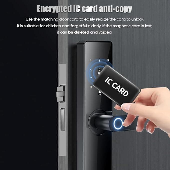 قفل ذكي SL-050 للأبواب الخشب - 3