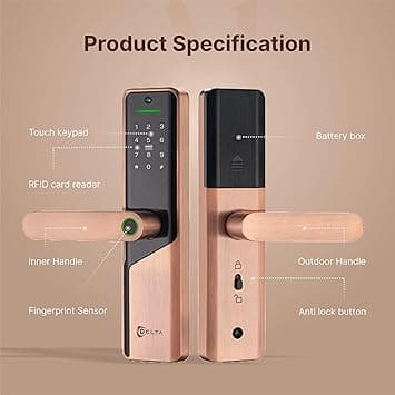 قفل ذكي Sl-026 للأبواب الخشب - 2