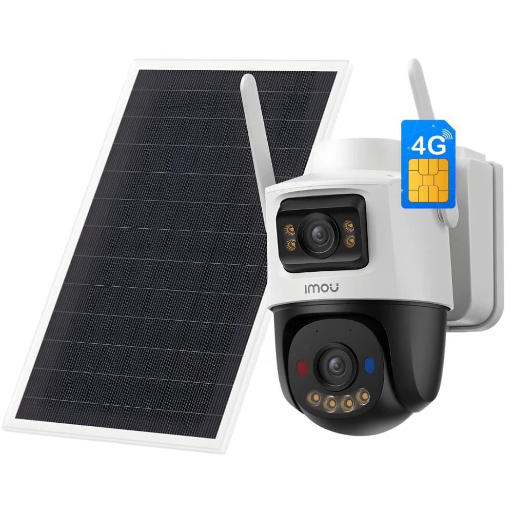 IMOU Dual AOV | 10MP Dual-Lens 4G/Wi-Fi Pan-Tilt Security Camera  Solar Powered