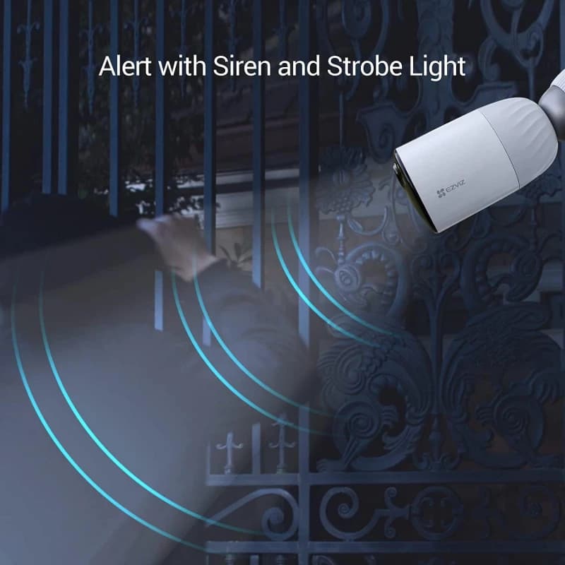 كاميرا إيزفيز خارجية واي فاي بدقة 1080p ببطارية CS-BC1-B3 - 3