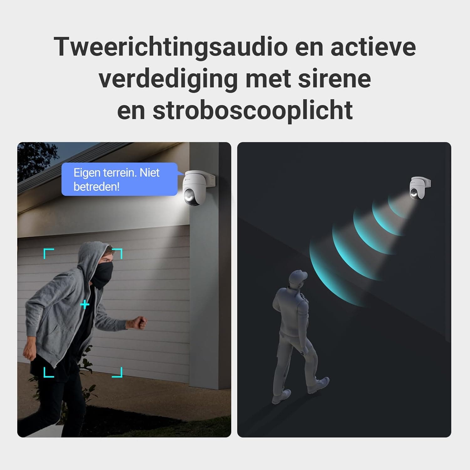 كاميرا إيزفيز خارجية واي فاي بدقة 2K ببطارية CS-CB8c - 2