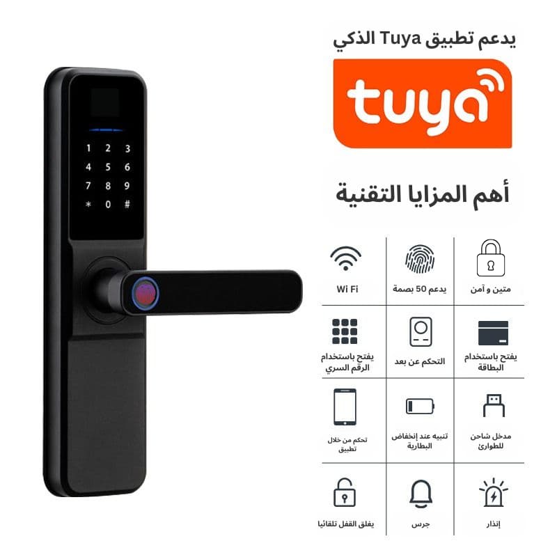 Tuya Smart Lock for Wooden and Security Doors - 2
