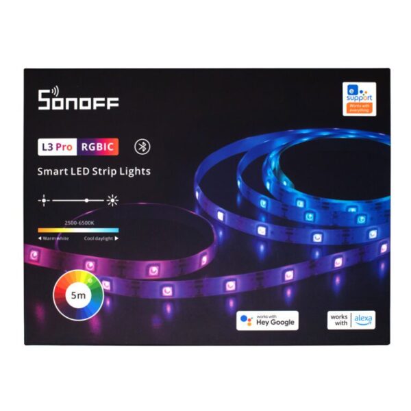 Sonoff L3 Pro RGBIC Smart LED Strip Lights 2 , 5 meter