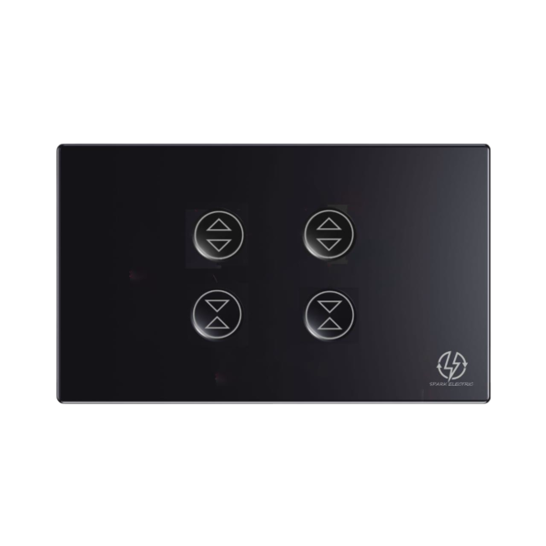 Tuya Wi-Fi Curtain black US Double