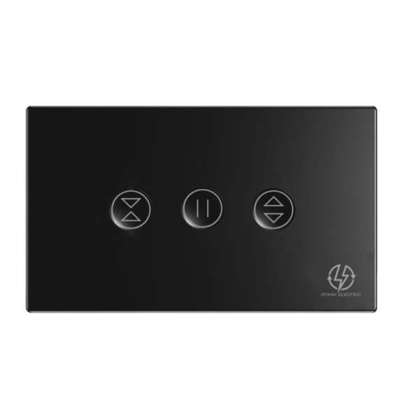 Tuya Wi-Fi Curtain black US Single