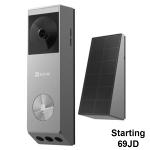إيزفيز جرس فيديو لاسلكي بعدستين وطاقة شمسية | EP3X Pro