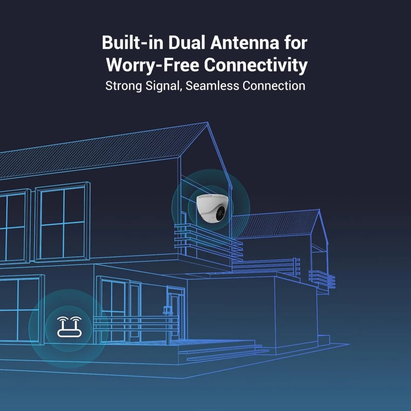 إيزفيز كاميرا خارجية ذكية واي فاي | Ezviz H4 (3MP) - الصورة 3