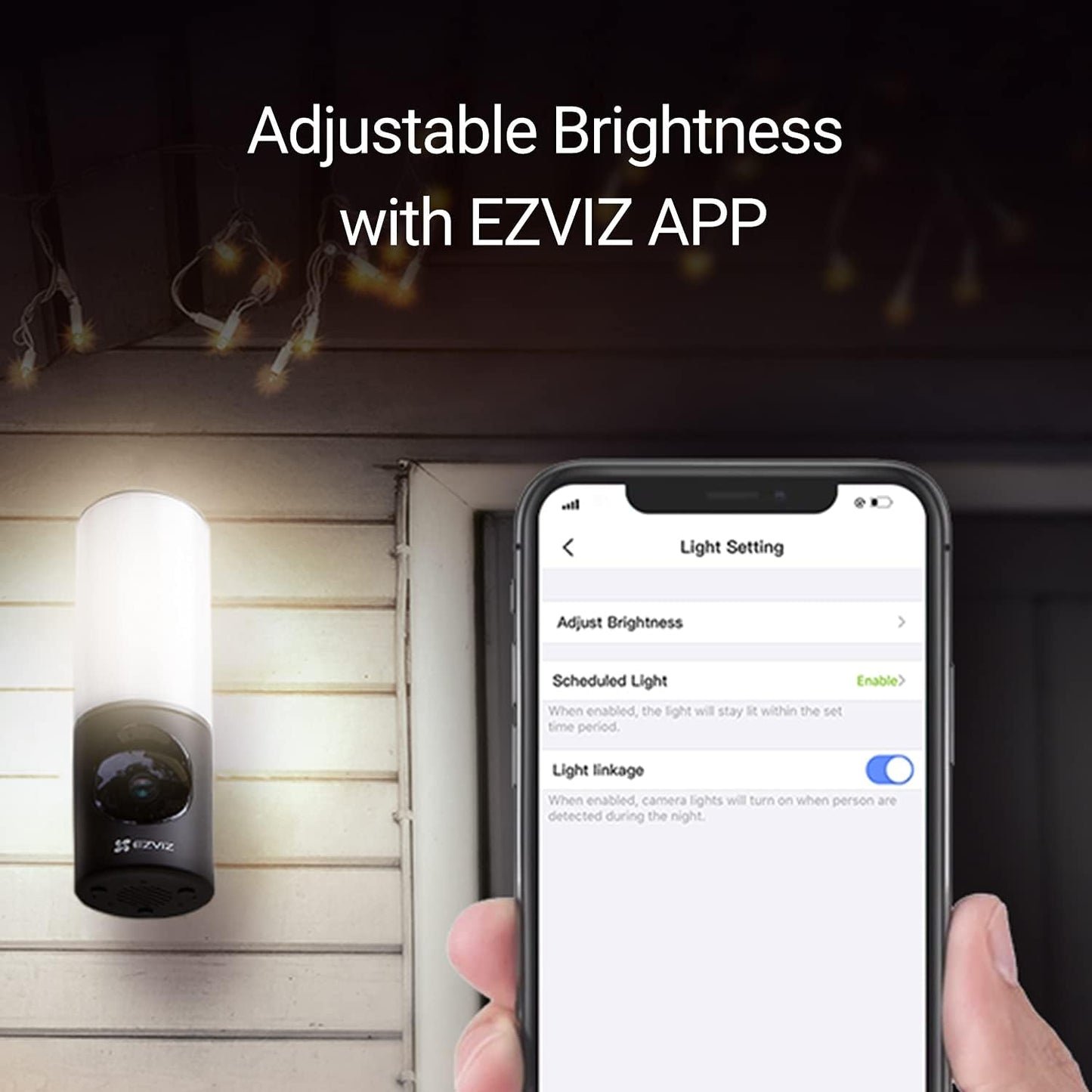 إيزفيز كاميرا مراقبة بإنارة ذكية | Ezviz LC3 (4MP) - الصورة 4