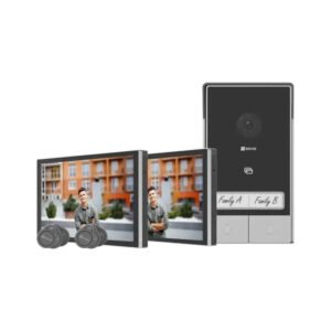 إيزفيز إنتركوم فيديو 2K لشقتين | Ezviz HP7 2-Family Kit